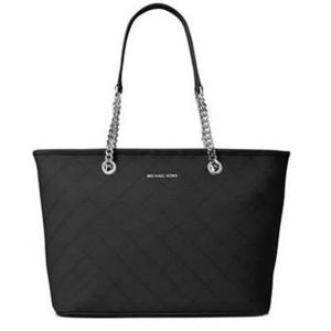 Michael Kors Black Leather Tote
